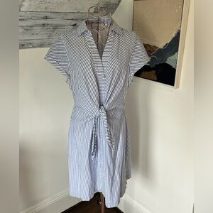 Vineyard Vines Cotton Seersucker Women’s Large Dress Size 12